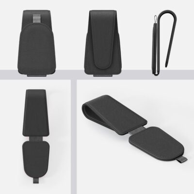 Sotfamily Sunglass Holder for Car Visor, Suede Cloth Magnetic Sunglass Organizer for Car Accessories, 2 Packs, Black - Image 8