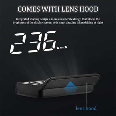Heads Up Display for Cars for Nissan Teana/Terrano India/Terra 2008-2025,OBD2 Gauge Display GPS Digital Speedometer HUD Windshield Projector with Sunshade Adjustable Brightness - Image 4