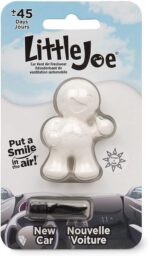 Little Joe 96401 New Car Scent Car Air Freshener Vent Clip, Fights Odors for up to 45 Days, Long-Lasting Freshness, Cute Car Odor Eliminator, Pack of 1