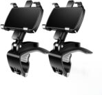 Universal Car Phone Holder Mount,360 Degrees Rotation Dashboard Phone Holder [Upgrade Clip Never Fall],car Phone Mount for iPhone,Samsung,Google,Nokia,and 4 to 7" Smartphones(1)