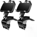 Universal Car Phone Holder Mount,360 Degrees Rotation Dashboard Phone Holder [Upgrade Clip Never Fall],car Phone Mount for iPhone,Samsung,Google,Nokia,and 4 to 7" Smartphones(1)