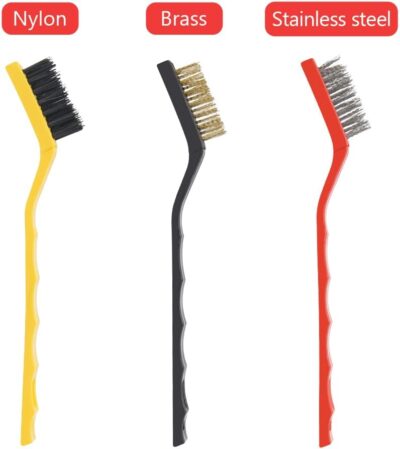 9pcs Detailing Brush Set,Interior Cleaning Brush,Steel Wire & Tire Brush Automotive Cleaning Brush Kit,for Cleaning Engine, Body Exterior Surface, Carpet, Truck, SUV, RV, Motorcycle - Image 4