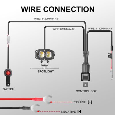 Dirt Bike Light Bar Kit, 4 Modes White Yellow Combo Front LED Headlight Kit with Strobe Universal for Dirt Bike Pit bike Ski-D oo G4 Motocross - Image 4