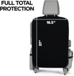 lebogner Back Seat Cover for Kids, 2 Pack X-Large Waterproof Kick Mats Backseat Protector, Durable Car Seat Back Protectors for Vehicles to Protect from Dirt, Mud & Scratches, Fits Most SUVs and Vans - Image 4