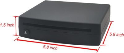 External USB Car Universal CD Player,Vehicle CD Player for Car via USB Radio Connection Portable CD Player for Car Android Navigation with USB Port-Plug and Play - Image 7