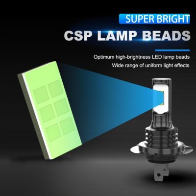 For Honda Goldwing 1800 2001 2002-2017 Front H7 High Or Low Beam，Super Brighter, 8000K Ice Blue, 1:1 Halogen Size, Plug and Play, Canbus Ready Fog Light Bulbs, Pack of 2 - Image 3