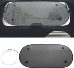 Car Window Sunshade, Rear Window Sun Shade, Provide Sun Protection for The Interior of The Car Without Affecting Visibility, Simple, Stylish, Beautiful and Atmospheric - Image 4