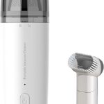 Portable Car Vacuum Cleaner, Cordless Handheld Vacuum, Lightweight Mini Vacuum for Car and Home with Washable HEPA Filter, Rechargeable