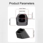 2 Pack Car Dashboard Stand Stick-on Base Mount Stand to Anywhere (Dummy Air Vent Outlet Simulator) for Table Phone Holder Bracket Desktop Wireless Charger Magnetic Clip GPS Cradle Clamp