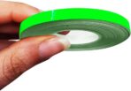 4R Quattroerre.it 10477 Trim Stripes Adhesive Strips for Cars, Neon Green, 5 mm x 10 mt