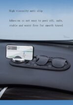 Multifunctional Car Anti-Slip Mat Mobile Phone Holder for Dashboard - Non-Slip Sticky Mount Stand for Car, Adjustable and Secure Grip for Phones, GPS, and Accessories (Black) - Image 3