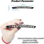 4PCS 3D Wheel hub Stickers Decorative Stickers M Sticker car Logo Badge Stickers Aluminum Alloy Material（Black） - Image 2