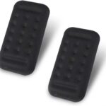 2PCS Car Arm Rest Elbow Pads, Memory Foam Pressure Relieving Car Arm Rest Pad, Soft Comfort Support Pad for Central Control Armrest Box Door, Universal Armrest Cushion for Most Cars (Black)