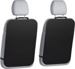 lebogner Back Seat Cover for Kids, 2 Pack X-Large Waterproof Kick Mats Backseat Protector, Durable Car Seat Back Protectors for Vehicles to Protect from Dirt, Mud & Scratches, Fits Most SUVs and Vans