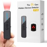 abyliee Upgraded Hidden Camera Detector - AI-Powered Anti-Spy Device, GPS Tracker & Bug Detector, Portable RF Signal Scanner for Hotels, Travel, Home & Office (Black)