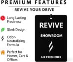 Premium Hanging Car Air Fresheners, Showroom-New Car Scent, 3-Pack, Long-Lasting & Odor Eliminating, Modern Design - Image 4