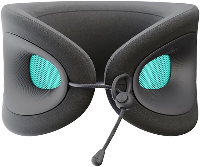 51xolxDhxwL._AC_SL1080_.jpg Cabeau Travel Essential Neck Pillow - Fits Most Neck Sizes (11-21 inches) - Evolution X Three Ways to Adjust for Ultimate Comfort on Long Flights (Turquoise) - Image 1