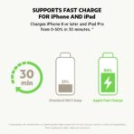 Belkin USB-C Fast Car Charger 20W-Black (iPhone Fast Charger Compatible with iPhone 12 Pro Max/12/12 Pro/ 12 Mini, Samsung Galaxy S20, S20+, S20 Ultra, Note20, Google Pixel and More) (CCA003bt) - Image 3