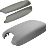 A ABIGAIL Compatible with 2008 2009 2010 2011 2012 Accord Sedan Center Console Armrest Cover & Front Door Panels Armrest (Gray)