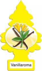 LITTLE TREES Car Air Freshener | Hanging Paper Tree for Home or Car | Vanillaroma | 3 Pack - Image 2