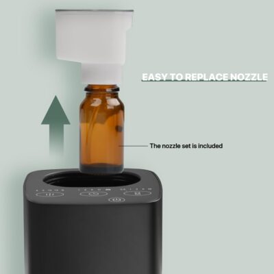 Waterless Car Essential Oil Diffuser, Portable Nebulizer Aromatherapy Diffuser, Mini Scent Air Machine with Timers for Home, Room, Car, Office,Travel - Image 5