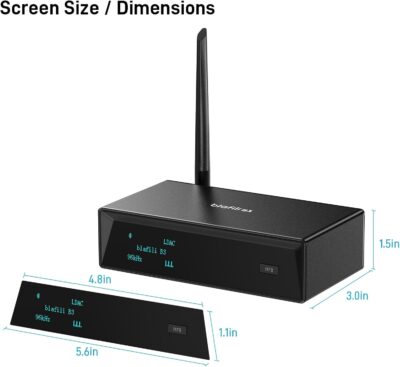 B3 Professional XLR Bluetooth v5.1 Music Receiver, LDAC & aptX HD Streamer, Built-in ESS DAC, Analog RCA, Digital Optical and COAXIAL Outputs, for Audio Mixer, DJ Speakers & PA System - Image 9