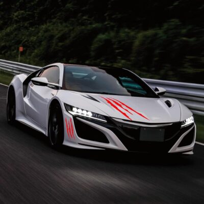 3pcs Car Stickers Vinyl Claw Marks Decals for Men (Red) - Image 3