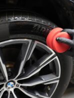 SPTA Tire Shine Applicator, 6Pcs Foam Applicator Pads, Round Shape Side Pressing Hand Polishing Sponge Pads Kit Tire Shine Applicator Pad Tire Dressing Applicator Pad for Applying Tire Shine - Image 9