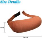 Car Headrest Neck Pillow, Suede Soft Comfortable Vehicle Seat Support Head Rest Pillow Cushion for Driving, Automotive Interior Accessories, Universal for SUV Sedan Truck (Brown) - Image 2