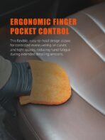 Microfiber applicator pad, Microfiber Sponge, SPTA 10Pcs Ultra-Soft Microfiber Wax Applicator Pads, Cleaning Pads with Finger Pocket Wax Applicator for Applying Wax, Sealants - Image 5