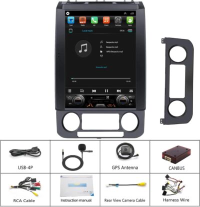 for Ford F150 Radio Upgrade 2015 2016 2017 2018,12.1inch QLED Touch Screen Stereo,8 Core CPU,Carplay Android Auto Ready,Keep OEM Camera and Steering Wheel Control - Image 6