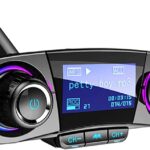 Bluetooth FM Transmitter Handfrees-Calling Radio Adapter Car Kit with Dual USB Port MP3 Player Support TF Card USB Flash Drive