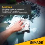 Shop Rags, 100 Sheets Microfiber Cleaning Cloth Commercial Grade Washcloths Lint-Free Bulk Shops Towels for Cars Mechanic Restaurant Garage Housekeeping, 11"x 9", White - Image 5