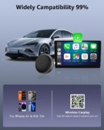 Wireless CarPlay Adapter, 2026 Upgraded Enhanced 50% Smaller, Convert Wired to CarPlay Wireless, Plug & Play Adapter, Fast Auto-Connect, No Latency, Compact Design for Apple iPhone iOS 10+ - Image 3