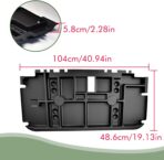 Golf Cart Underseat Storage Tray for EZGO RXV/Club Car Precedent/Yamaha G29, Durable ABS Organizer Only for Original Trojan Battery, Golf Under Seat Storage Organizer - Image 5