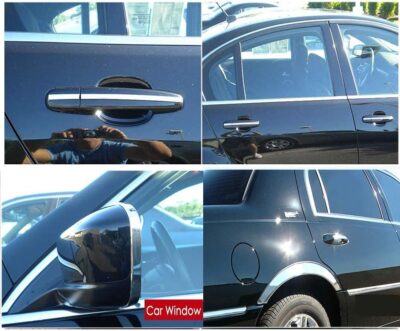 32Ft Automotive Chrome Trim Molding 1/2"(12mm) Universal Car Side Molding(Self Adhesive) UV Protected Decorative Scratch-Proof for RV Truck Motor Exterior Interior Door Window Bumper - Image 4