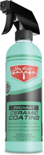 Jay Leno's Garage Radiant Ceramic Coating Cars and Trucks, Easy-to-Apply Long-Lasting Ceramic Coat Protection, Enhances Shine and Gloss