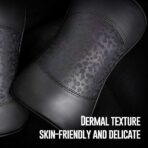 Car Leather Neck Pillows, Neck Rest Cushions,100% Memory Foam Cervical Support, Comfortable Travel car Seats and Home Office Soft Pillows, Black a Set (2 pcs) - Image 4