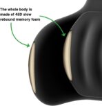 Lumbar Support Pillow for Office Chair Car Back Support Pillow, 45D slow rebound memory foam Gaming Chair Desk Chair Back Cushion for Lower Back Pain Relief, Dynamic support module,Ergonomic Back Rest - Image 5