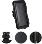 Gadpiparty Waterproof Motorcycle Phone Holder Bike Mount Vibration Dampener for Electric Scooter and Bicycle Handlebar Compatible Smartphones - Image 9