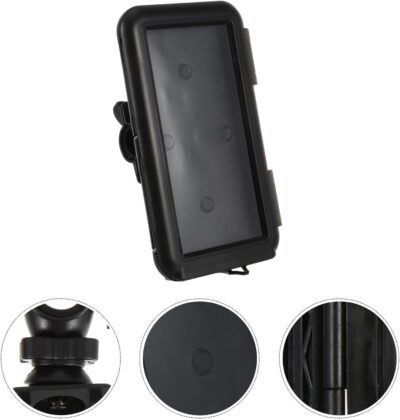 Gadpiparty Waterproof Motorcycle Phone Holder Bike Mount Vibration Dampener for Electric Scooter and Bicycle Handlebar Compatible Smartphones - Image 9