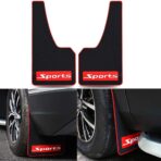 Universal Car Mud Flaps Rubber Mudguard Splash Guards Rubber Mudguard for Universal Sports Mud Flaps Guards Splash Front Or Rear Guards (Sports)