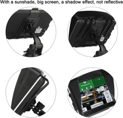 Car GPS Navigation, Latest 2025 Map 7-Inch GPS Navigation System for Car with Turn-by-Turn Directions, Touchscreen Display, Windshield Mount，Pre-Installed North America Lifetime map Free Update - Image 9