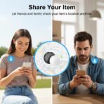 2 Pack GPS Tracker for Vehicles Work with Find My (iOS Only) Real Time Mini Car Air Tracker Tag Devices Global Coverage Hidden Car Locator Tracking No Monthly Fee No Subscription No SIM Card Required - Image 4