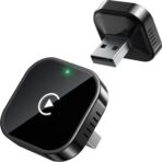 Teeran Wireless CarPlay Adapter for iPhone (2026 Upgraded), Mini Plug & Play for Cars with Factory Wired Apple CarPlay, Fast & Stable Connection, Easy Setup, Wide Vehicle Compatibility USB & USB C﻿