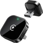 Teeran Wireless CarPlay Adapter for iPhone (2026 Upgraded), Mini Plug & Play for Cars with Factory Wired Apple CarPlay, Fast & Stable Connection, Easy Setup, Wide Vehicle Compatibility USB & USB C﻿