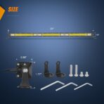 Nilight Slim LED Light Bar 31 Inch 78LED Single Row Spot Flood Combo Fog Driving Work Roof Bumper Lamp Offroad Lighting for 4x4 Trucks SUV ATV UTV - Image 2