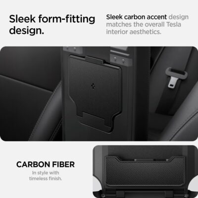 Spigen One-Tap Hidden Storage Box for Tesla Model Y Juniper (Standard, Premium & Performance 2026/2025) and Model 3 Highland (Standard, Premium & Performance 2026/25/24) - Image 6