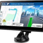 GPS Navigator for Car Truck RV, 2026 Latest Maps, 7-inch Touch Screen with Voice Guidance, Speed Limit & Red Light Camera Alerts (GPS with 1 Chargers)