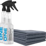 MAXLONE ™ Car Spray with Triphene® Technology, Quick Spray & Wipe All Purpose Waterless Detailer - Clean, Shine, Protect Paint, Glass, Wheels, Trim Without Pre-Washing (2, 20oz w 4 Micro Fiber Cloth)